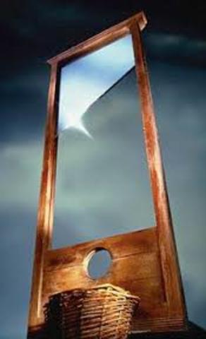 The invention of the Guillotine