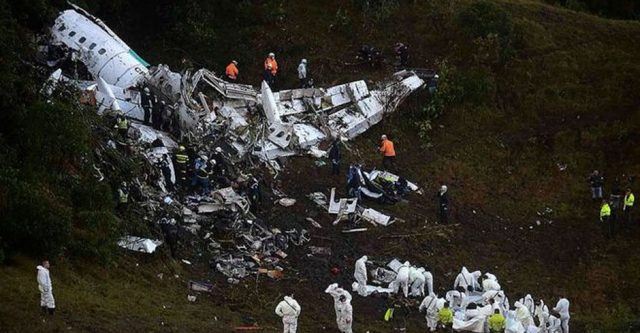 En Colombia mueren 71 personas entre ellos la a mayor parte del equipo de Chapacoense