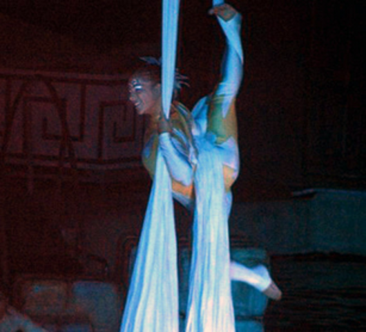 First death on the Cirque stage