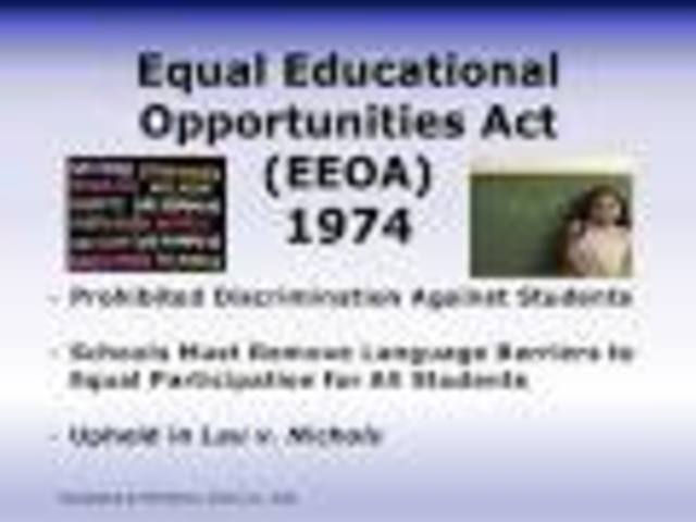 Equal Educational Opportunities Act of 1974