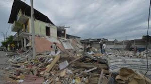 el terremoto de ecuador