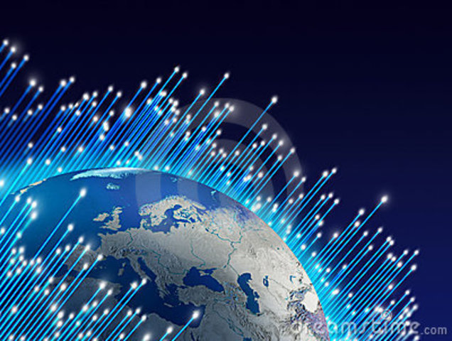 Primer enlace transoceanico con fibra optima (TAT-8)