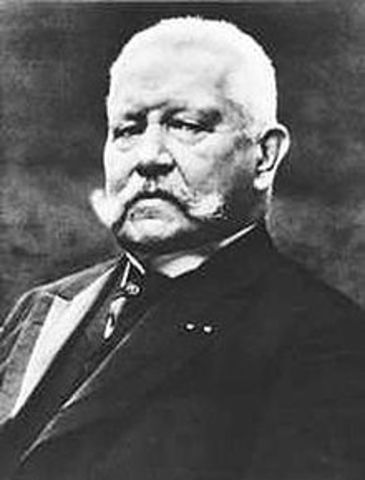 Mort du maréchal Hindenburg