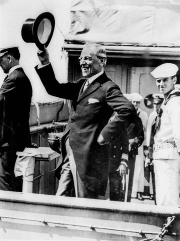 Wilson's Last day in office as Governor of NJ