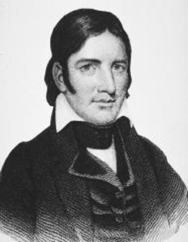 Davy Crocket arrives at the Alamo