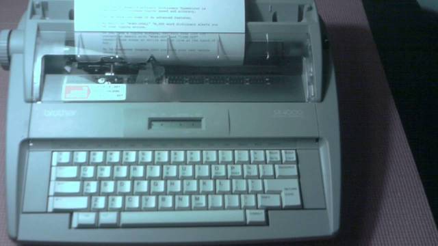 Electronic Typewriter