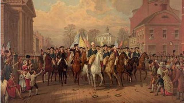 British occupying Philadelphia