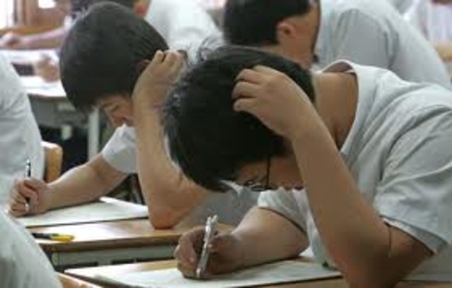 GCSE examinations introduced into the English education system.