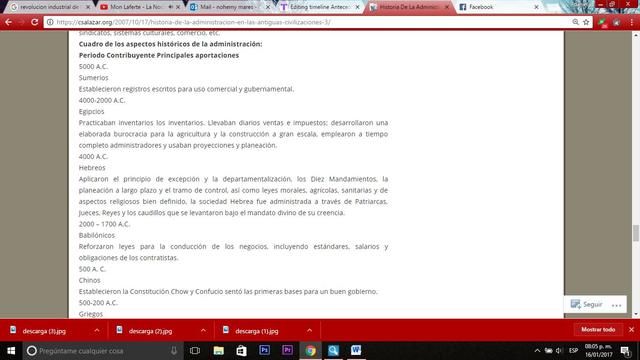 La Administración en las antiguas Civilizaciones 1 (dato)