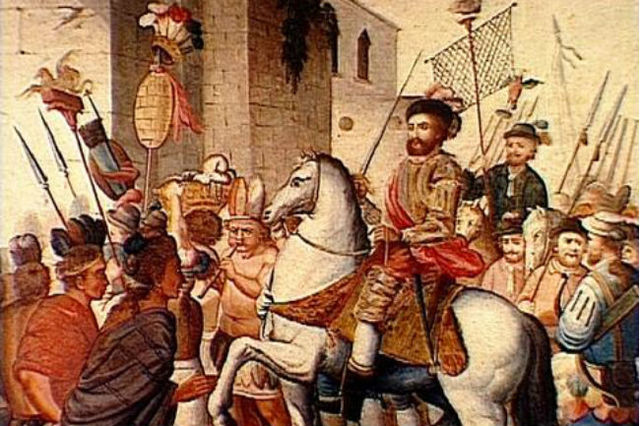 Víctima en época colonial.