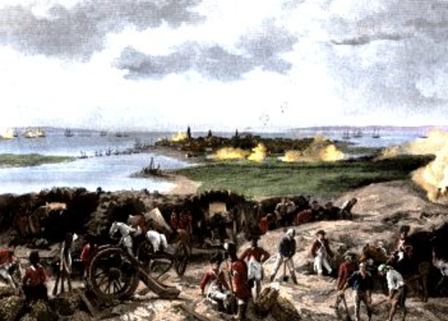 The British capture Charleston