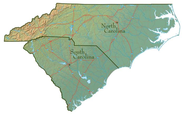 Carolinas Founded