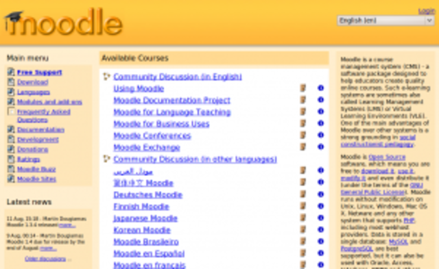 Moodle 1.0