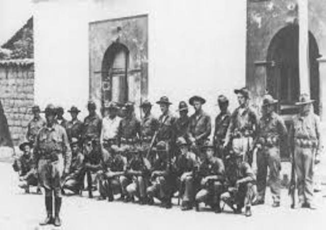 US Marines in Managua