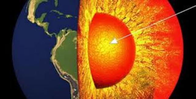 Formación del núcleo de la tierra