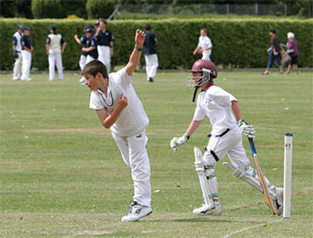 Selected to play for cricket team