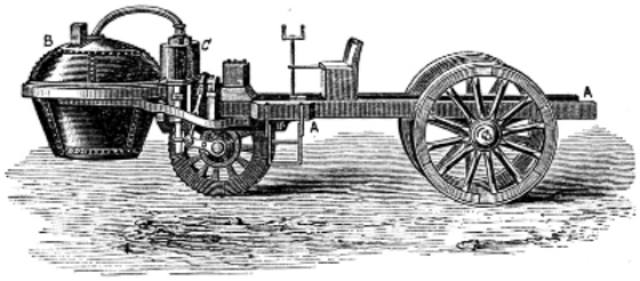 The first Steam Powered car