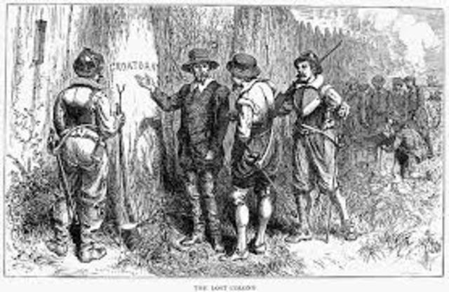 John White visits Roanoke Island