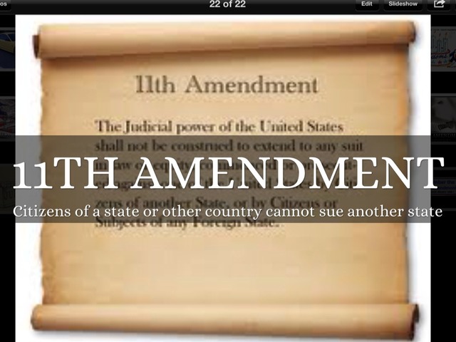 The 11th Amendment
