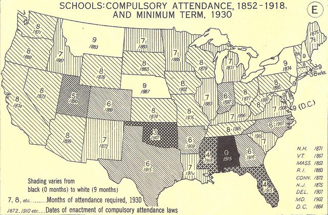 Massacuhusetts Passes the First Compulsory Education Law