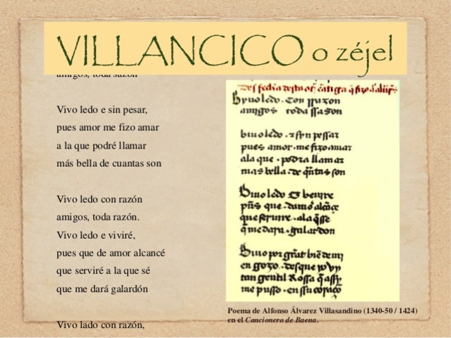 Zéjel y Villancico