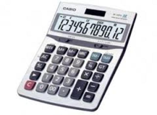 Se desarrolla el prototipo de calculadora de escritorio de Casio