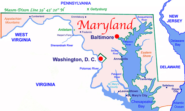 Maryland Colony 1633