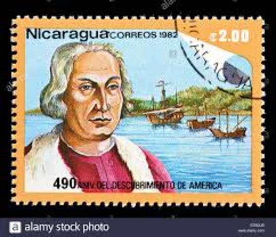 Event 1: Christopher Columbus found Nicaragua- The starting of this place
