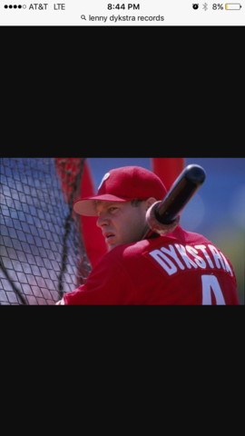 Lenny Dykstra retires