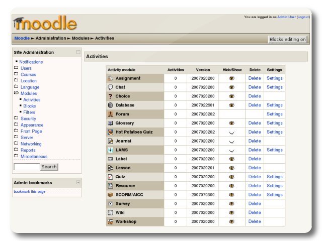 Moodle 1.9