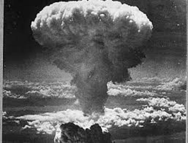 Dropping of the second Atomic Bomb