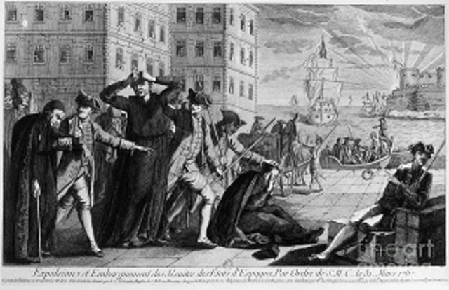 Jesuits are expelled from Spain (1767)