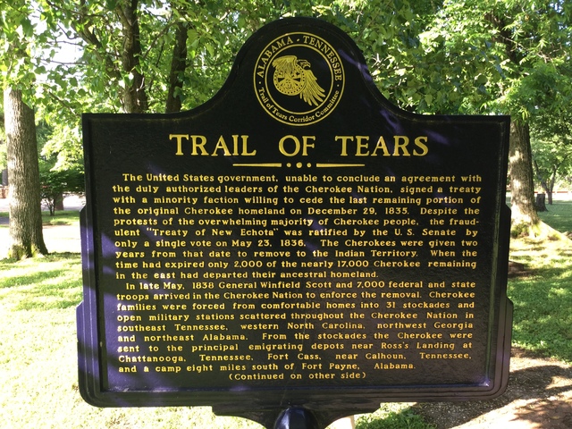 Trail of Tears Starts
