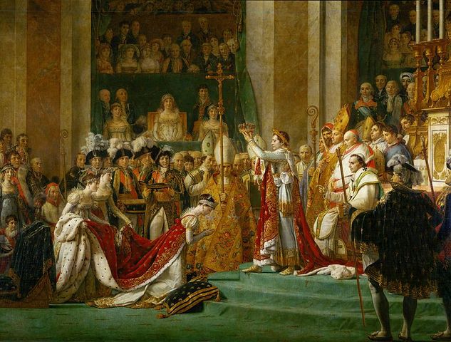 Napoleon is crowned as emperor (1804)