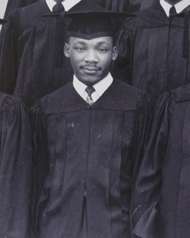 MLK began college