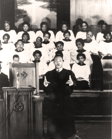 Martin Luther King Jr. had became a minster at his father's church