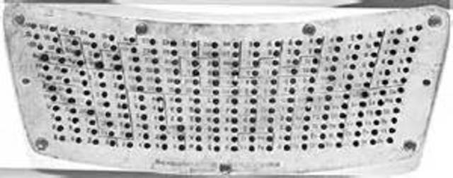 Herman Hollerith designs a punch card