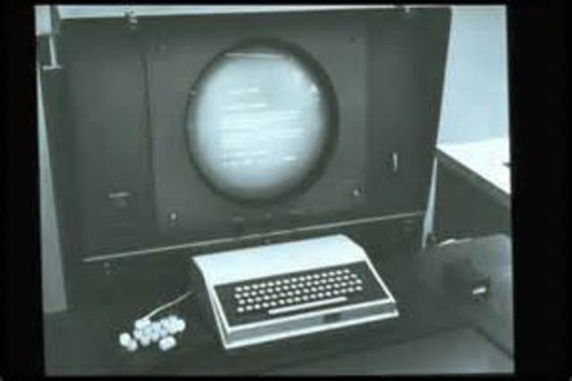 Prototype modern computer with a mouse