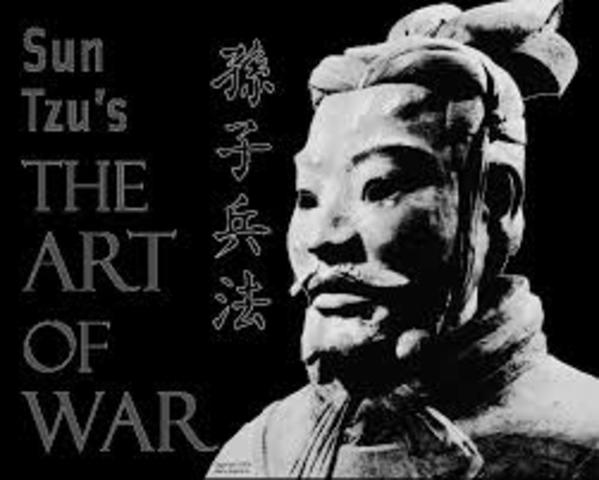 Sun tzu writes "the art of war"