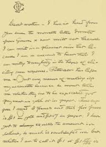 Francia. Carta de 1745