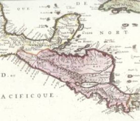 Audiencia of Guatemala Declares Independence from Spain; Now Part of the Mexican Empire: Other Latin American countries follow suit. The Audiencia of Guatemala: a subdivision/entity of the Spanish Empire which encompassed several countries (source below)