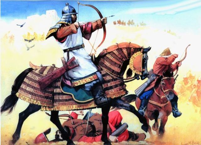 The war between Ariq and Kubalai