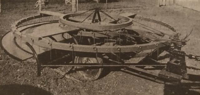 Joe's Invention of the Hemp Turner Was Patented