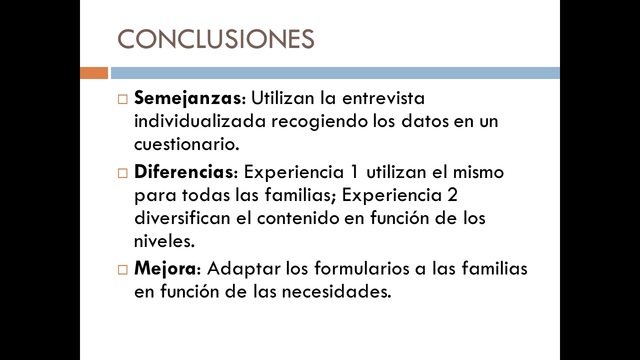 INICIO DE CURSO. ENTREVISTA INICIAL