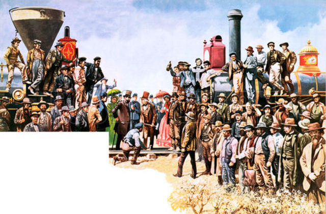 Transcontiental Railroad Completed