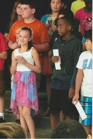 My fifth (5th) grade graduation