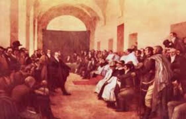 Francisco de Orduña dió Fé de la primera reunión del Cabildo de la CM.