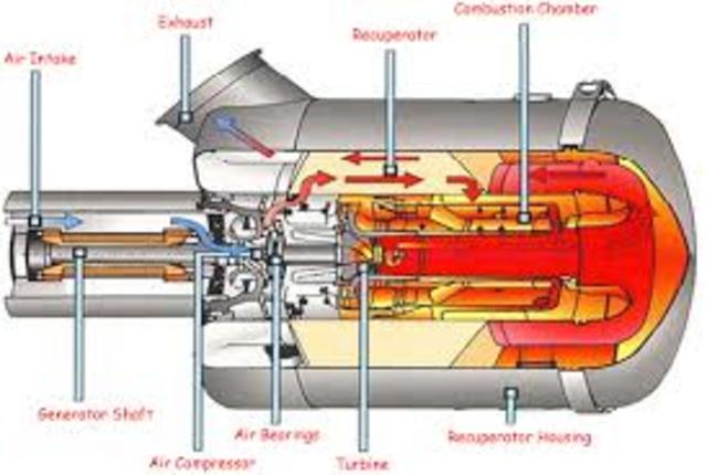 First electrical generating turbine built