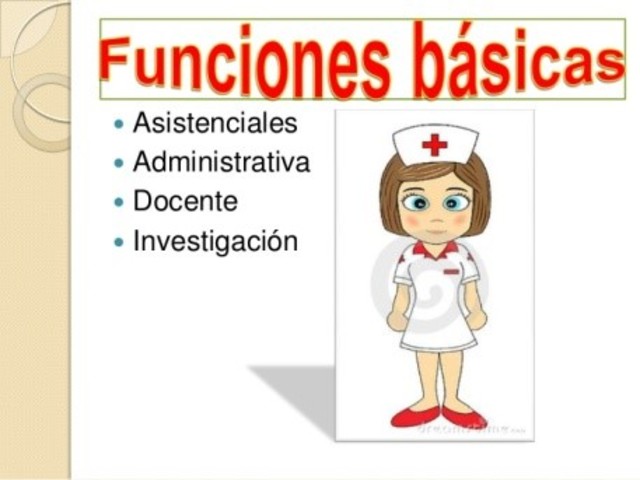 Estudio sobre funciones y actividades de enfermería