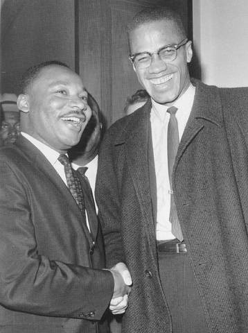 Malcolm X & Martin Luther King